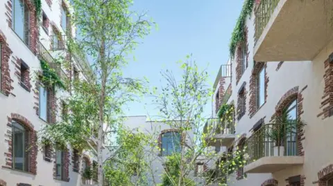 Artist's impression of a housing project in Guernsey.