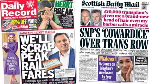 Scotland's papers: 19 February