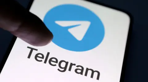 Telegram app logo is seen in this illustration taken, August 27, 2024. 