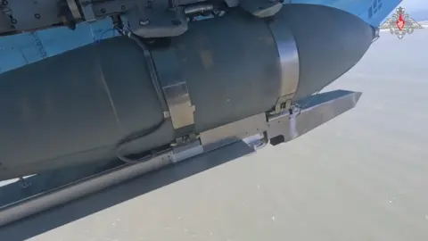Russian Ministry of Defence  Glide bomb mounted on Su-34 fighter