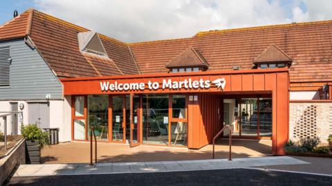 Outside view of Martlets hospice in Wayfield Avenue, Hove