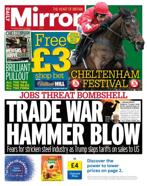  "Trade warfare  hammer blow"