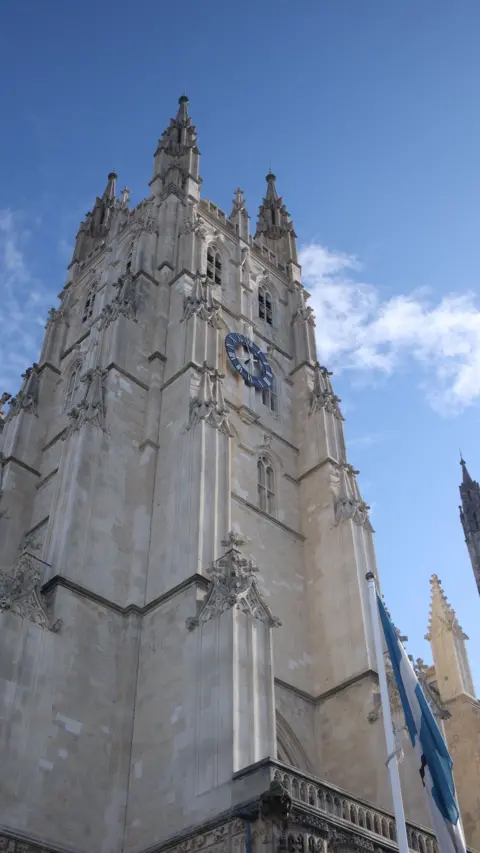 A view of Canterbury Cathedral.