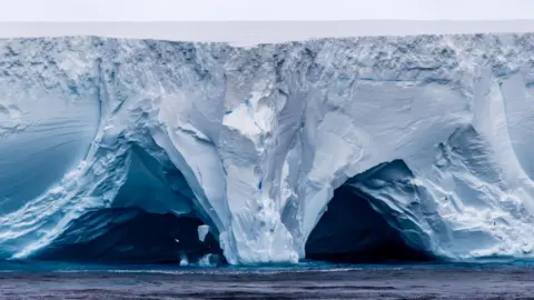 Getty Images Iceberg A23A drifts off the Larsen Ice Beshelf in the Southern Ocean.