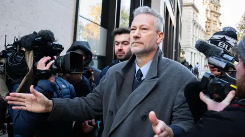 PA Media Nathan Gill arriving at the Old Bailey in London in November. 