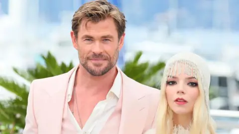 Getty Images Chris Hemsworth and Anya Taylor-Joy in Cannes