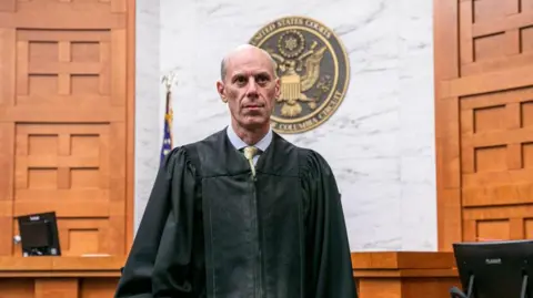 US federal Judge James Boasberg pictured in court. 