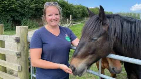 Make a Difference Cornwall winner Jana Merrett-Jones. She is the equine animal welfare officer at Hugs