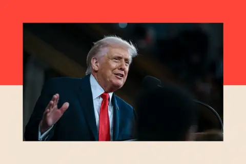 Getty Images U.S. President Donald Trump delivers the State of the Union address