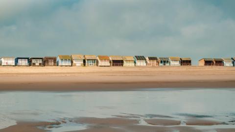 Beach huts at Sutton on Sea
