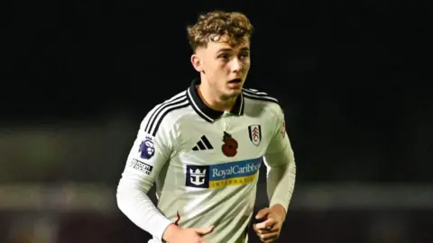Callum Osmand in action for Fulham