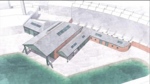 An artist's impression of the new Underfall Yard