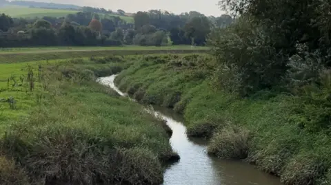 George Carden / BBC  The Cuckmere River at Alfriston. Parts of it are no more than a few metres wide.