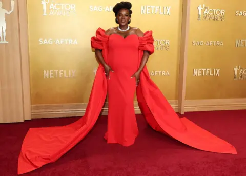 Getty Images Wunmi Mosaku attends the 32nd Annual Actor Awards at Shrine Auditorium and Expo Hall on March 01, 2026 in Los Angeles, California.
