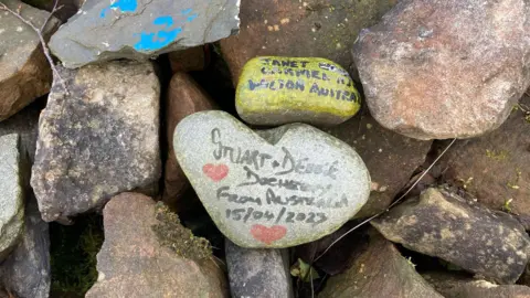 the Auld Acquaintance Cairn, in Gretna