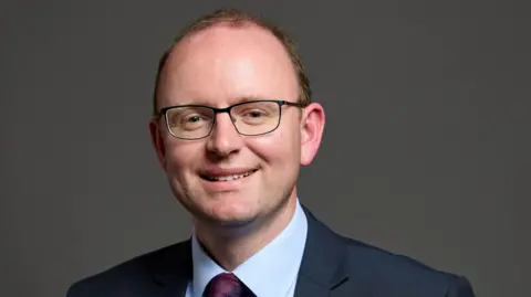 UK Parliament Parliamentary portrait of Andrew Cooper, the Labour MP for Mid Cheshire
