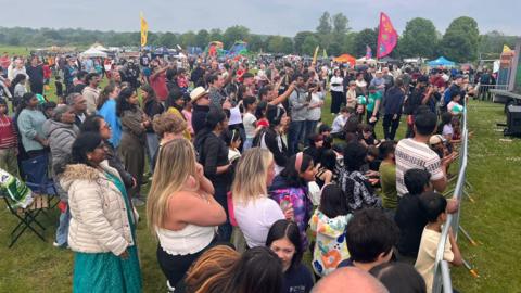 people attending Peterborough Celebrates Festival