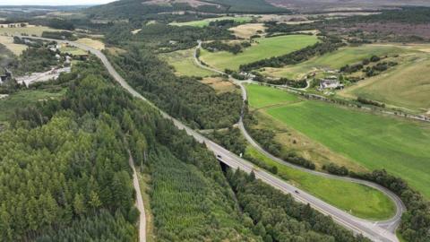 Dualled section of A9 near Inverness