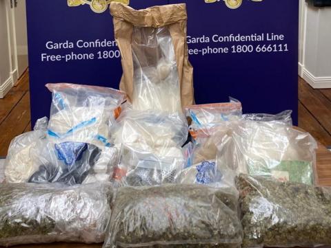 large bags of drugs in €1.29m kildare drug seizure
