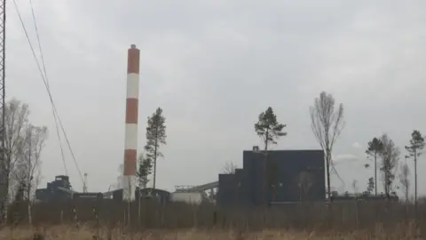 A power plant on an overcast day