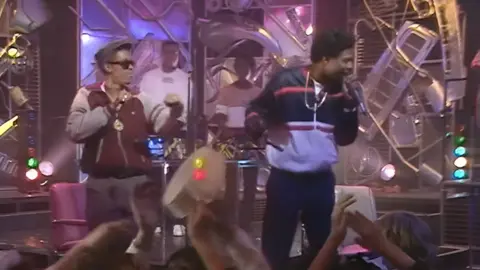 Slick Rick and Doug E Fresh perform The Show on BBC One's Top Of The Pops in 1986