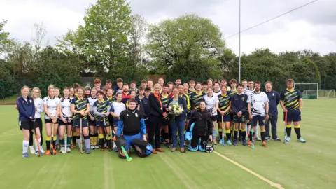 Rugby and East Warwickshire Hockey Club Rugby and East Warwickshire Hockey Club players