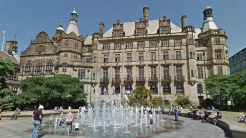 Google Sheffield Town Hall exterior