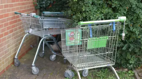 Abandoned trolleys 