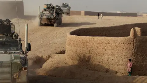 The Age/Getty Images A convoy of Australian troops near Tarin Kowt