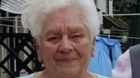 Older woman with grey hair