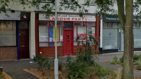 Google StreetView file image of the Labour Party office for Chingford and Woodford Green