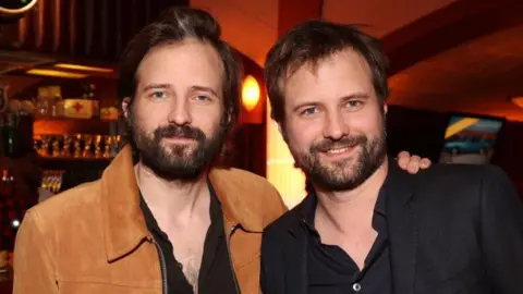 Getty Images The Duffer Brothers at the Hollywood Legion Theater on January 23, 2023. 