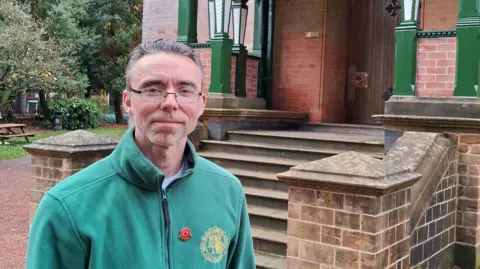 Ashley Smart Ashley Smart stood at the entrance to Papplewick pumping station, near Ravenshead.