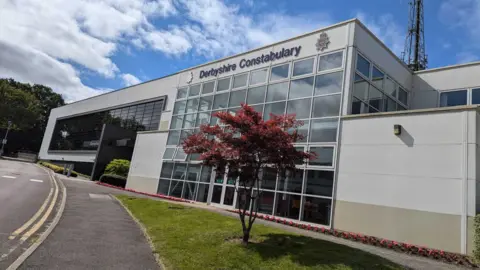 LDRS Exterior shot of Derbyshire Police's headquarters in Ripley