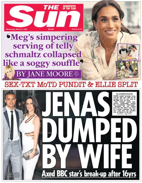  "Jenas dumped by wife."