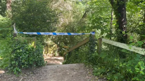 Cordon near Durley Chine Beach