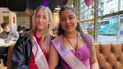 Aziya, 16 and Naoimi, 19, from Northern Ireland 