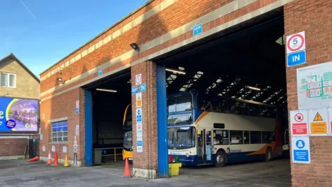 bbc Gloucester bus depot