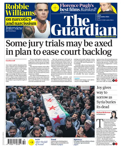  "Some jury trials may be axed in plan to ease court backlog". 