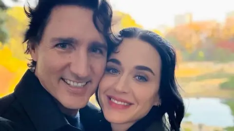 Katy Perry and Justin Trudeau