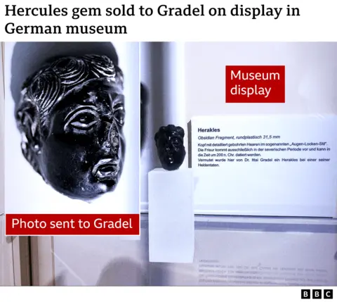 Hercules gem sold to Gradel on display in German museum