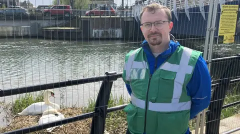 Lara King BBC swans and volunteer