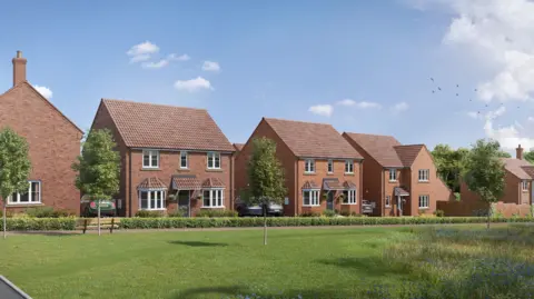Allison Homes A CGI of the new housing development in Barrowby