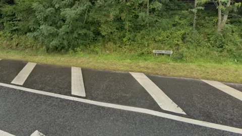Google Maps Dunhill Road sign