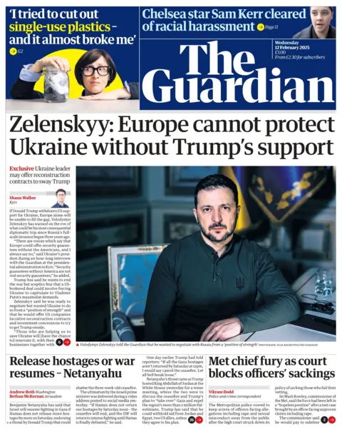 The Guardian: Zelensky: Eropa tidak dapat melindungi Ukraina tanpa dukungan Trump