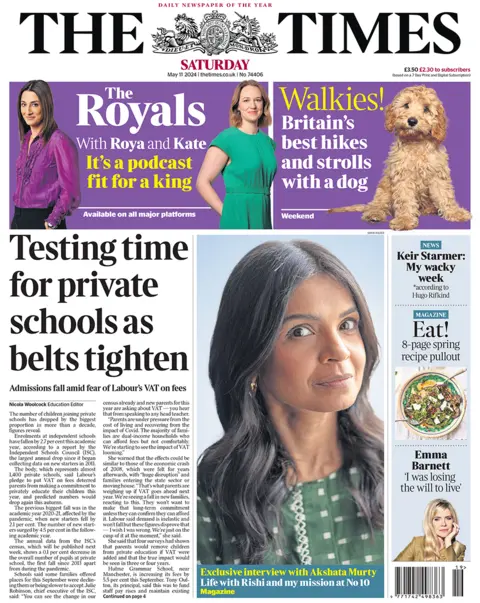 Times front page 