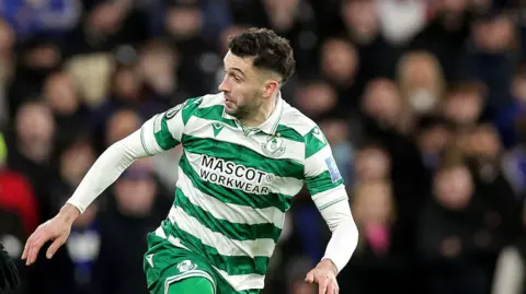 Neil Farrugia playing for Shamrock Rovers