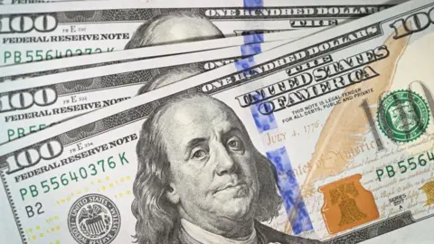 Hundred dollar bills 