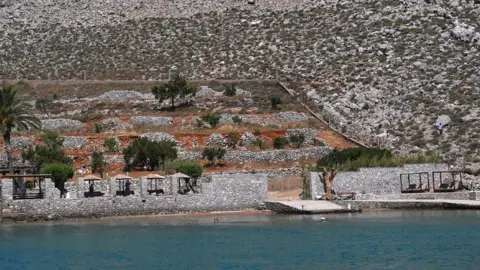 PA A view near Symi's Agia Marina beach