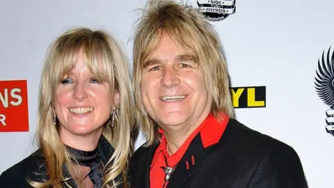 Mike Peters and wife Jules